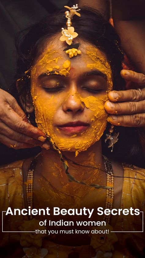 Ancient Beauty Secret of Indian Woman That You MUST Know About! Ancient Skin Care, Ayurveda Skin Care Routine, Haircare Routine Indian, Indian Hair Care Routine, Indian Beauty Products, Ancient Beauty Secrets, Indian Skincare Routine, Indian Skincare Products, Skin Care Packaging Ideas