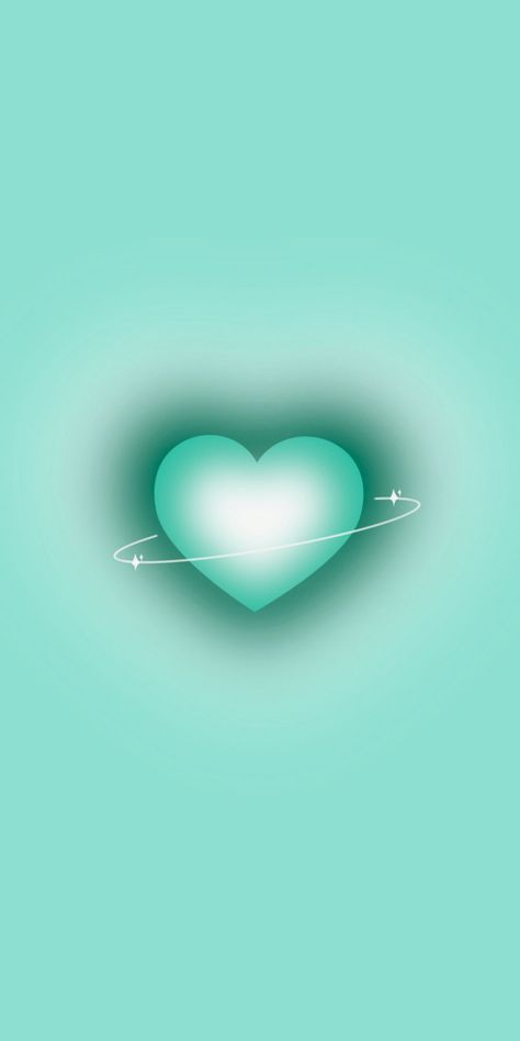 Cute Wallpapers Teal, Teal Cute Wallpaper, Emerald Green Heart Wallpaper, Mint Green Heart Wallpaper, Turquoise Phone Wallpaper, Background Tosca Aesthetic, Teal Aesthetic Wallpaper Iphone, Green Blue Wallpaper Aesthetic, Aqua Wallpaper Iphone