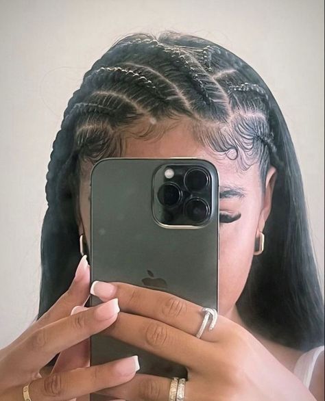 Mixed Curly Hair, Curly Hair Styles Easy, Braided Cornrow Hairstyles, Protective Hairstyles Braids, Hairdos For Curly Hair, Pretty Braided Hairstyles, Natural Curls Hairstyles, Natural Hair Styles Easy, Girls Hairstyles Braids