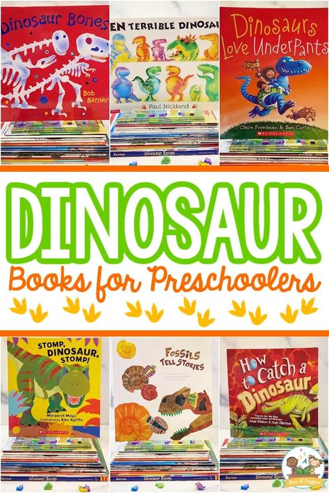 Dinosaur Books for Preschool, Pre-K and Kindergarten    Pre-K books to read. Best dinosaur books for Pre-K and Kindergarten kids. Dinosaur theme books for your preschool, pre-k, or kindergarten classroom. Great books for learning and teaching that will have your kids ROARing for more! Montessori, Dino Books, Ece Activities, Science Kindergarten, Dinosaur Ideas, Dinosaur Preschool, Preschool Dinosaur, Books For Preschool, Best Toddler Books