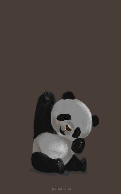 Panda Wallpaper Iphone, Panda Background, Panda Icon, Cute Panda Drawing, Home Screen Wallpaper, Iphone Wallpaper Cat, Cute Statuses, Cute Disney Pictures, Panda Wallpapers