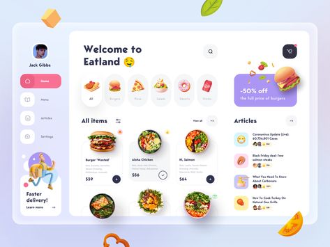 Food Delivery service - App Design by Anastasia on Dribbble Food Delivery Website, Ux Project, Food Website Design, การออกแบบ Ui Ux, Food Web Design, Desain Ui, Food Delivery App, Mobile App Design Inspiration, Food Delivery Service