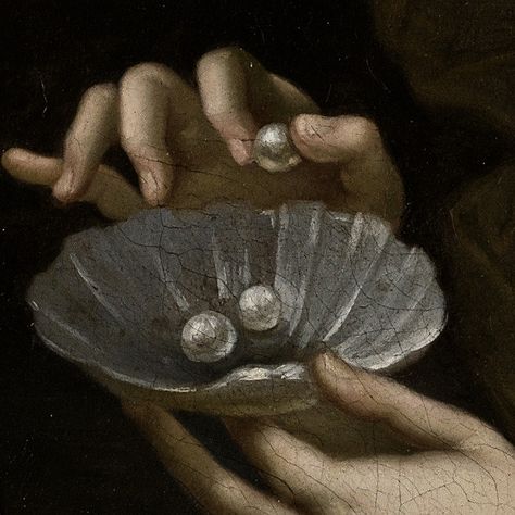 Art Painting Aesthetic, Aesthetic Pearls, Dark Academia Painting, Era Victoria, Baroque Era, Aphrodite Aesthetic, Seni Vintage, Baroque Painting, 4 Tattoo