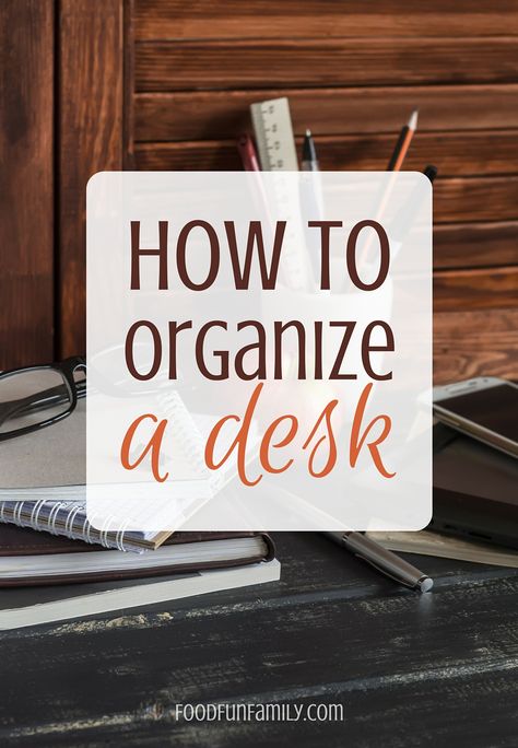 How to Organize a Desk Organisation, Organize Office At Work, Work Desk Organization, Office Organization Tips, Office Hacks, Desk Organisation, Office Organization At Work, Organizing Paperwork, Work Space Organization