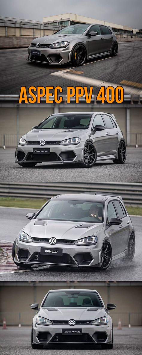 ASPEC PPV 400 based on VW GOLF 7 Vw Golf R Mk7, Vw Golf Tdi, Golf R Mk7, Vw Polo Gti, Volkswagen Polo Gti, Mk7 Gti, Volkswagen Cars, Vw Ideas, Vw Golf 7