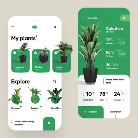 Web And App Design, การออกแบบ Ui Ux, Plant App, Mobil Design, Ui Design Mobile, Ui Ux 디자인, App Design Layout, Ux App Design, Desain Ui