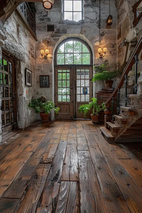 Fantasy House, Home Foyer, Cottage Life, Rustic Materials, Brace Yourself, Stone Cottage, Dream House Interior, Off Grid Living, House Goals