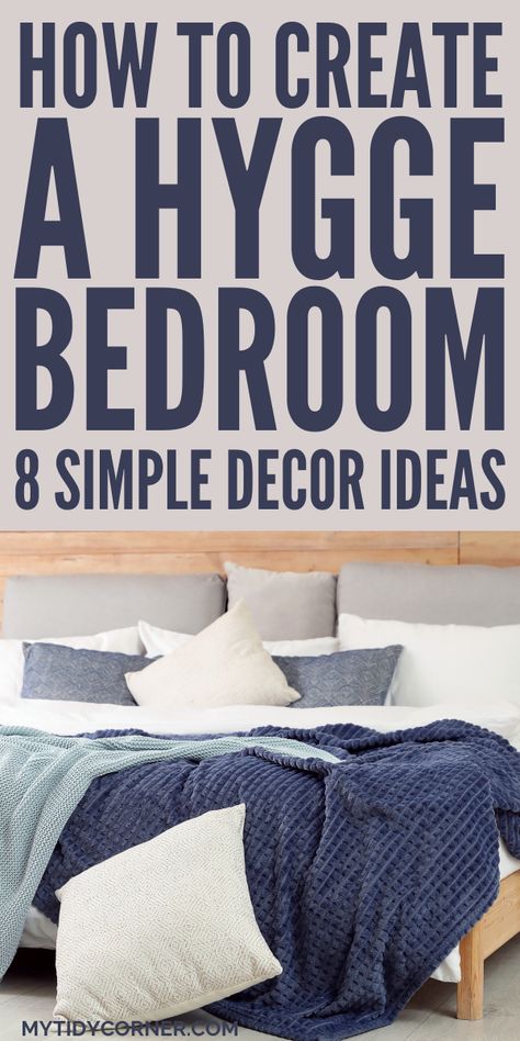 ideas for hygge bedroom Hygge Bedroom Decor, Hygge Decor Bedroom, Make A Padded Headboard, Hygge Bedroom Ideas, Norwegian Cabin, Hygge Living Room, Hygge Bedroom, Bedroom Arrangement, Walnut Bed