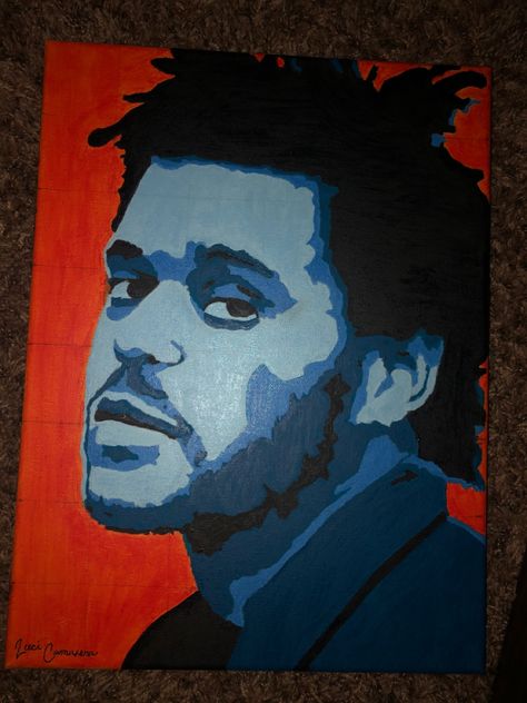 Paintings, Art, Canvas Paintings, The Weeknd, Canvas Painting, Acrylic Painting, Historical Figures, Canvas, Quick Saves