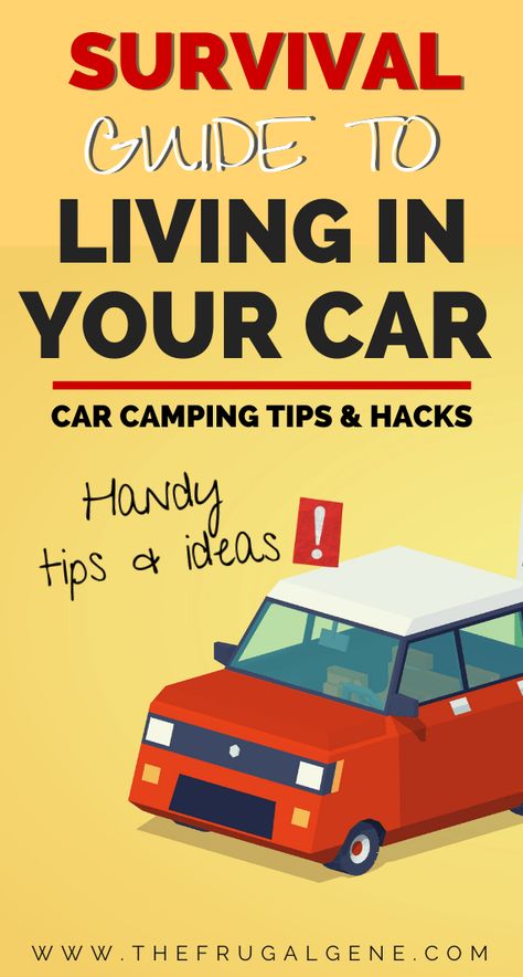 The Rent Is Too Damn High! - A Guide To Living In Your Car Car Closet Ideas, Living In A Car Hacks, Living In Car Essentials, Living In My Car Ideas, Homeless Camping Hacks, Car Living Storage, Diy Living In Your Car, Living In A Small Car, Sleeping In Your Car Hacks