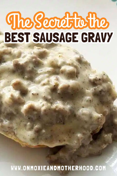 Discover the secret to perfect classic sausage gravy with this simple recipe. Savory sausage crumbles cooked in a creamy, rich gravy make the perfect topping for your favorite biscuits. Great for breakfast or brunch, this hearty dish is sure to satisfy. Homemade Sausage Gravy, Biscuits Gravy, Brunch Easter, Carb Dishes, Sausage Biscuits, Fluffy Biscuits, Whole30 Dinner Recipes, Brunch Items, Homemade Meals