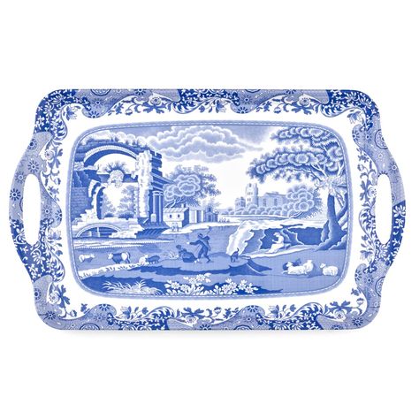 Spode Blue Italian, Bar Fancy, Sandwich Tray, Melamine Tray, White Platter, Basket Wall Art, Sandwich Trays, Elegant Dinner Party, Sleep Accessories