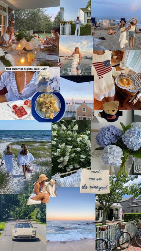 Hamptons Aesthetic Outfits, Outfit Outer, Nantucket Style Homes, Hamptons Aesthetic, Coastal Granddaughter, Beachy Style, Summer Lake, Summer Romance, Summer Backgrounds