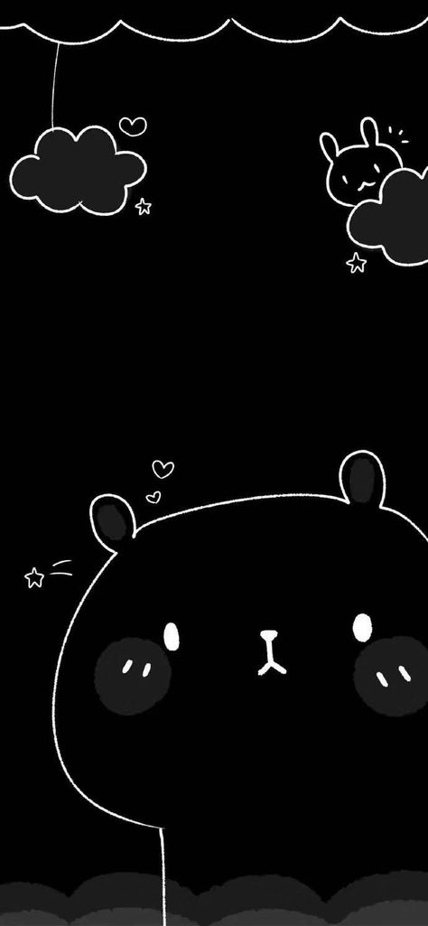 Pin by Vento Argento on • Wallpapers • | Cute black wallpaper, Cool wallpapers cartoon, Cute emoji wallpaper Nandini Name Wallpaper, Iphone Wallpaper Kawaii Black, Wallpapers Cute Black, Black Bear Wallpaper, Bear Wallpaper Black, Black Wallpaper Cute, Wallpapers Galaxy, 3d Wallpaper Cute, Wallpaper Hitam