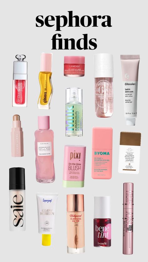 #sephora #finds #sephorafinds #skincare #makeup Best Sephora Skincare, Best Makeup Products Sephora, Sephora Essentials, Sephora Items, Sephora Stuff, Sephora Finds, Sephora Makeup Products, Sephora Wishlist, Sephora Must Haves