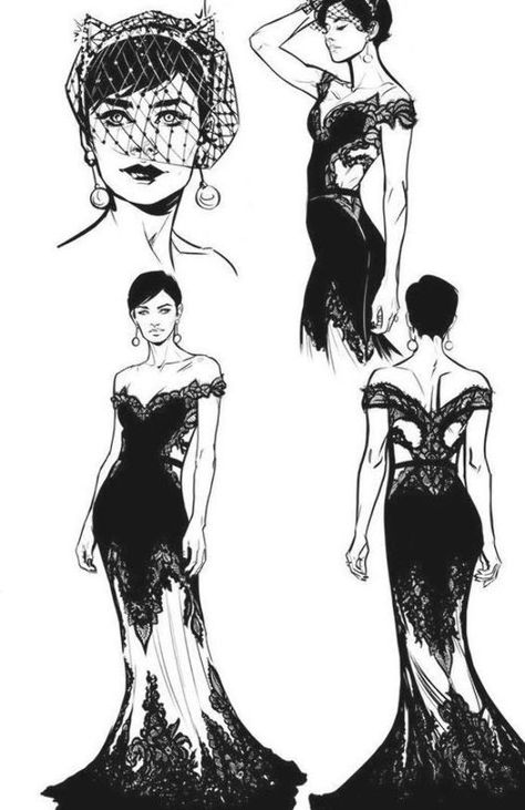 Catwoman Wedding Dress Croquis, Catwoman Wedding, Batman Wedding, Catwoman Selina Kyle, Cat Women, Mermaid Style Dress, White Mermaid, Cat Woman, Batman And Catwoman