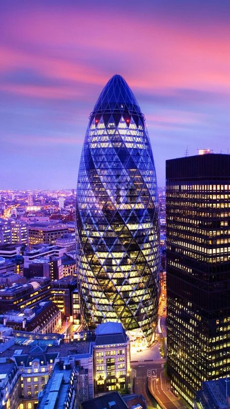 SwissRe Tower(Gherkin),London,Britain The Gherkin London, Tower Of London Aesthetic, Gherkin London, Unusual Buildings, London Architecture, Cheap Flight Tickets, Cheap Flight, Flight Tickets, Fairy Queen