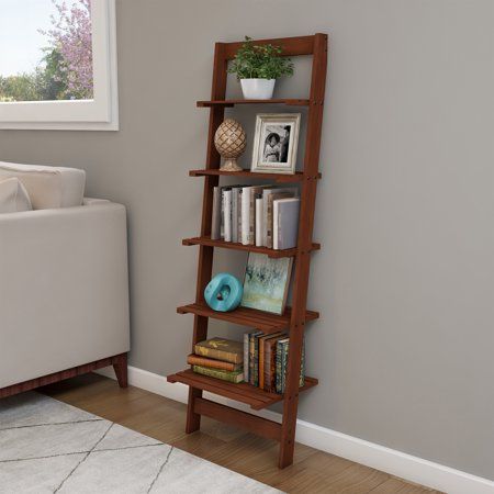 Amigurumi Patterns, Leaning Ladder Shelf, Leaning Bookshelf, Farmhouse Bookshelf, Leaning Bookcase, Home Bookshelves, Decorative Shelves, Ladder Bookshelf, Small Bookshelf
