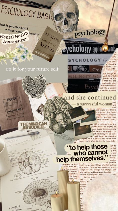#psychology Human Brain Aesthetic, Academic Romanticism, Careers Aesthetic, Psychology Wallpaper, Psychology Jobs, Dream Psychology, College Vision Board, Wallpaper Books, Psychology Notes