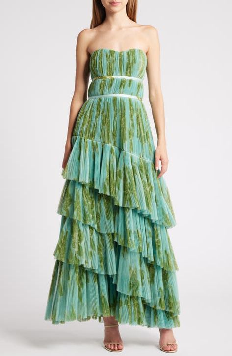 Shop Blue Hutch Online | Nordstrom Couture, Colorful Wedding Guest Attire, Bright Colored Bridesmaid Dresses, Garden Formal Attire, Non Matching Bridesmaid Dresses, Blue And Green Bridesmaid Dresses, Beach Wedding Looks, Eclectic Bridesmaid Dresses, Multicolored Bridesmaids Dresses