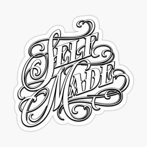 Tattoo Art inspired apparel. / Made by real Tattoo Artists for our Inked Brothers Everywhere. / Join our world. / Welcome • Millions of unique designs by independent artists. Find your thing. Chicano Lettering Tattoo, Lettering Tattoo Design, Self Made Tattoo, Tattoo Lettering Design, Half Sleeve Tattoos Drawings, Chicano Lettering, Tattoo Lettering Styles, Lettering Tattoo, Words Coloring Book