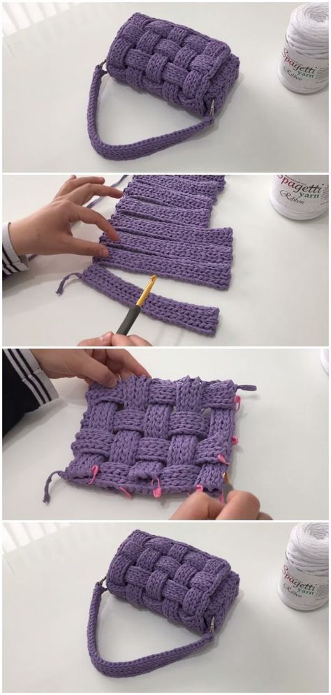 Crochet Stitches Lace, Pola Jaring, Tote Crochet, Chic Purses, Mode Crochet, Crochet Bag Pattern Free, Crochet Braid Styles, Crochet Clothes For Women, Small Crochet
