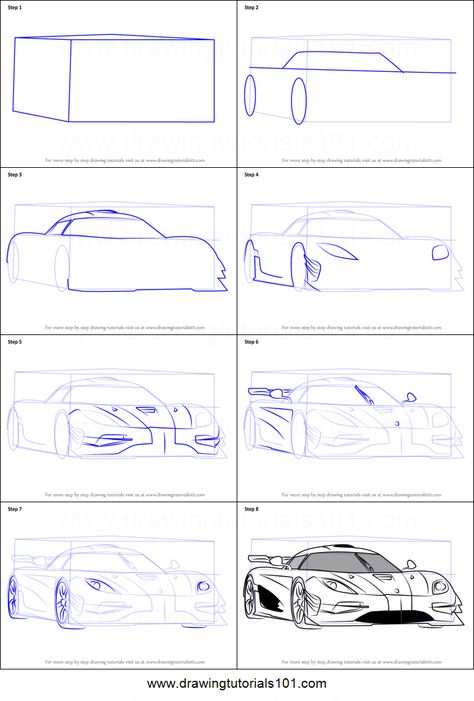 Car Drawing Tutorial Step By Step, Car Sketch Simple Step By Step, Car Step By Step Drawing, How To Draw A Sports Car, How To Draw A Car Step By Step Easy, Car Tutorial Drawing, Easy Car Drawing Step By Step, Drawing Cars Step By Step, How To Draw Cars Step By Step