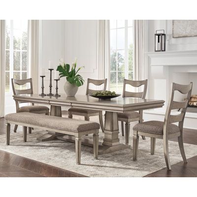 Transitional Dining Room Table, Dining Extension, Fabric Kitchen Chairs, Coastal Dining Room, Grey Dining Tables, Luxury Dining Tables, Dining Set With Bench, Marble Top Dining Table, Table And 4 Chairs