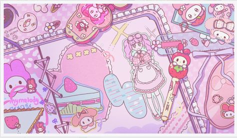 Pink Wallpaper Desktop, Pink Wallpaper Ipad, 헬로키티 배경화면, 컴퓨터 배경화면, Hello Kitty Wallpaper Hd, Walpapers Cute, Virtual Background, Cute Wallpapers For Ipad, My Melody Wallpaper