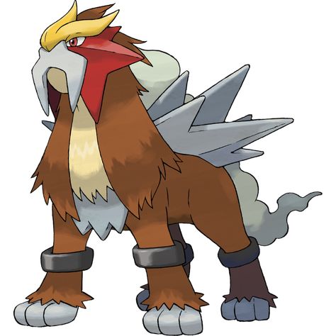 Entei-- annabeths pokemon Entei Pokemon, Pokemon Entei, Pokemon Fantasma, Pokemon Heart Gold, Fire Pokemon, 151 Pokemon, Pokemon Tv, Powerful Pokemon, Pokemon Team