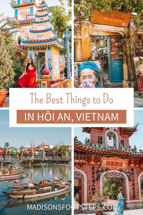 Hoi An itinerary, what to do in Hoi An Hoi An Old Town, Vietnam Vacation, Hoian Vietnam, Asia Photography, Cat Ba Island, Vietnam Itinerary, Beautiful Vietnam, Vietnam Voyage, Hoi An Vietnam