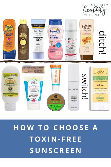 Sunscreen Alternatives, Healthy Sunscreen, Clean Sunscreen, Best Mineral Sunscreen, Nontoxic Living, Chemical Free Living, Toxin Free Living, Nontoxic Beauty, Clean Products