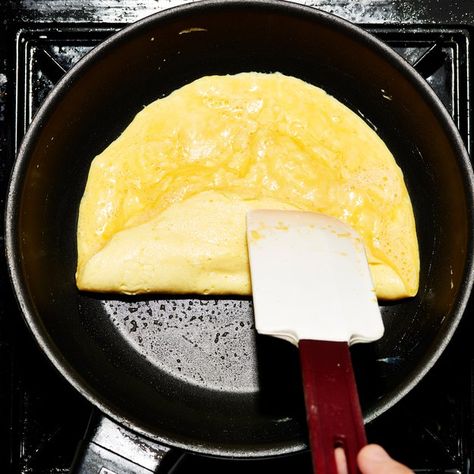 French omelet pan spatula roll flip Ethnic Recipes