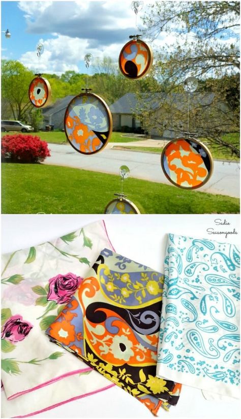 30 Brilliant Repurposing Ideas For Old Scarves That You Can Make For Almost Free - DIY & Crafts Tela, Repurposed Scarves, Framed Scarf, Recycled Scarves, Diy Silk Scarf, Scarves Diy, Scarf Diy, Repurposing Ideas, Scarf Ideas