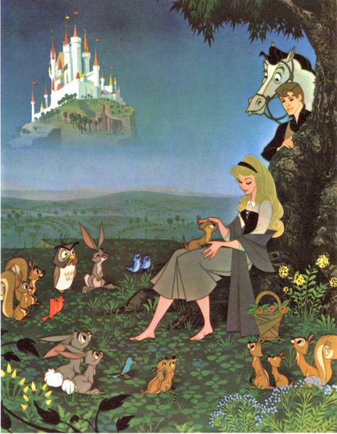 sleeping beauty Sleeping Beauty Poster, Photowall Ideas, Sleeping Beauty 1959, Animation Disney, Disney Cards, 디즈니 캐릭터, Images Disney, Prințese Disney, Film Disney