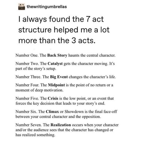 Outlining A Story, Book Story Line Ideas, Trio Group Reference, Responses To We Have A Problem, 5 Act Story Structure, Seven Act Story Structure, How To Outline A Story, 7 Act Structure, Seven Act Structure