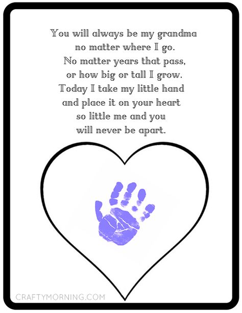 Never Be Apart Grandma Poem Printable - Crafty Morning Grandma Poem, Gift Idea For Grandma, Grandma Crafts, Grandparents Day Crafts, Mother's Day Printables, Diy Mother's Day Crafts, Mothers Day Poems, Grandmas Mothers Day Gifts, Grandparents Day Gifts