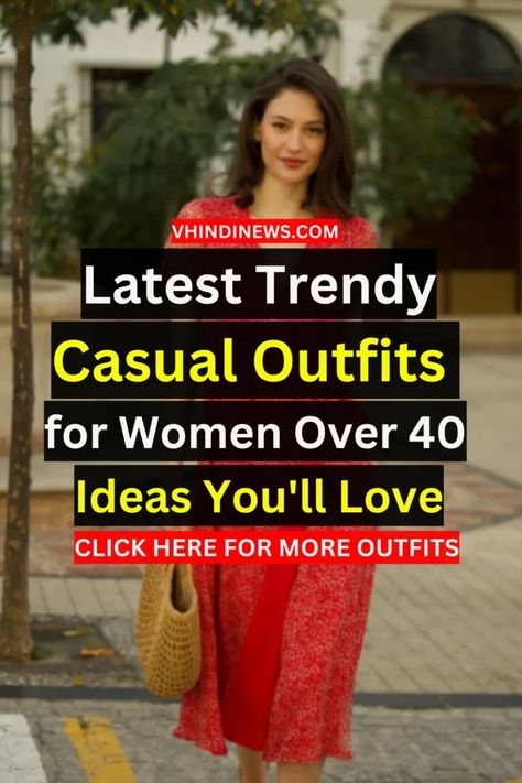 Latest Trendy Casual Outfits for Women Over 40 Ideas You'll Love 31 Trendy Outfits Over 40, Outfit Ideas Women Over 40 Casual, Trendy Casual Outfits For Women, Chic Casual Outfits, Trendy Casual Outfits, Comfy Airport Outfit, Outfits For Women Over 40, Outfit Ideas Women, Casual Outfits For Women