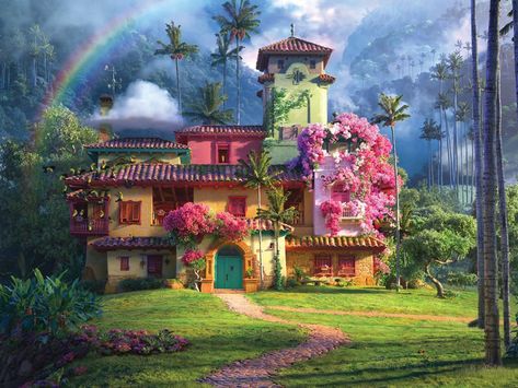 On Location: The Colombian Towns, Architecture, and Music that Inspired Disney's Encanto Trip To Colombia, Magic House, Wallpaper Cantik, Amazing Street Art, Walt Disney Animation, Pinturas Disney, Ffa, Indigenous Art, Disney S