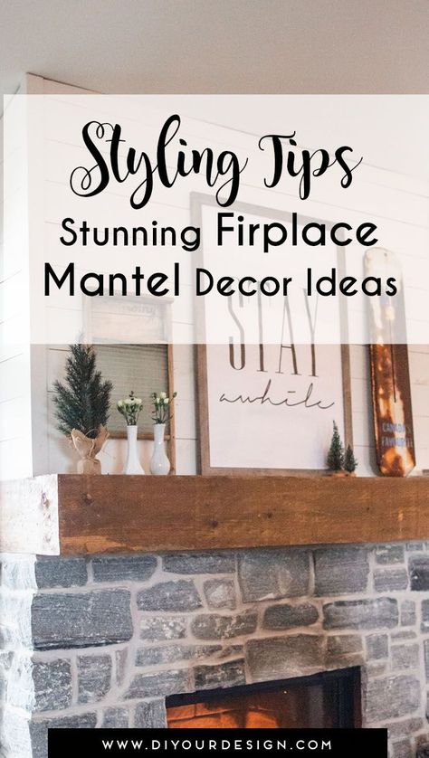 Here is 3 different technique that you need to keep in mind when you are decorating a fireplace. Use the accessories in your home and try to create different compositions on your fireplace mantel. #fireplacestyling #homedecor #fireplacemantel #styling What To Hang Over Fireplace Mantels, Wall Art Over Fireplace Mantels, Mantel With Artwork, Layered Mantel Decor, Transitional Mantel Decorating Ideas, Mantle Decor Inspiration, Fireplace Mantel Styling, What To Put On Fireplace Mantel, Mantle Decorating Ideas Minimalist