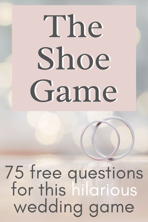 Bride Or Groom Game Questions, Wedding Show Game, Shoe Question Wedding Game, Prizes For Engagement Party Games, Wedding Guest Questions Fun Games, Engagement Party Games Activities Couple, Games On Wedding Day, Guest Games At Wedding, Coed Wedding Shower Games Activities