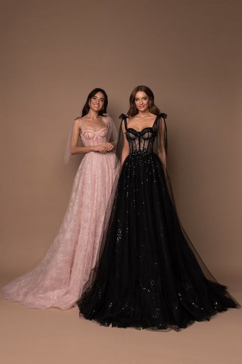 Tulle Party Dress, Gaun Fashion, Prom Dress Inspiration, Black Party Dresses, Cute Prom Dresses, Pretty Prom Dresses, Fairytale Dress, Prom Outfits, Grad Dresses