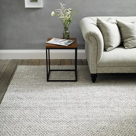 Henley Monochrome Rug | Rugs | The White Company UK Monochrome Rug, Lounge Rug, Rugs Uk, Big Rugs, White Company, A Rug, Rug White, The White Company, New Living Room