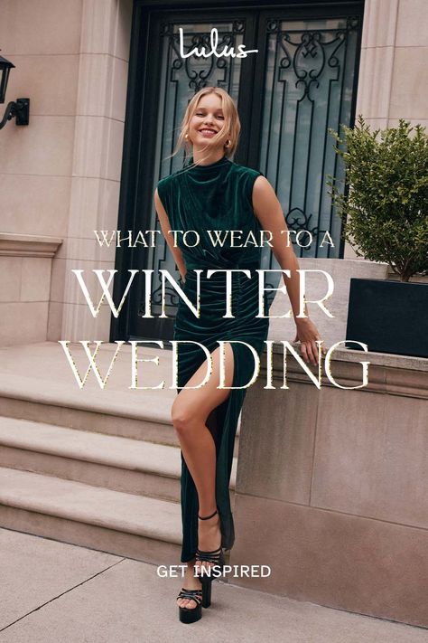 Guest Wedding Outfits Winter, Winter Occasion Dresses, Classy Winter Wedding Guest Outfit, Formal Winter Dresses Holiday Parties, Winter Dress Rehearsal Outfit, Rehearsal Dinner Winter Outfit, January Wedding Dress Guest, Formal Dresses For Weddings Guest Winter, Jacket Formal Dress