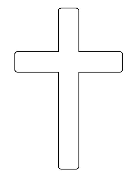 Cross pattern. Use the printable outline for crafts, creating stencils, scrapbooking, and more. Free PDF template to download and print at http://patternuniverse.com/download/cross-pattern/ Printable Cross Template, Cross Template, Printable Outline, Cross Printable, Printable Cross, Wooden Crosses, Cross Crafts, Cross Art, Wood Crosses