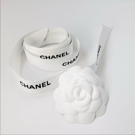 Chanel Ribbon, And The Famous Camelia Annie Chanel Box Topping Chanel Bags, Camelia Chanel, Chanel Ribbon, Chanel Black And White, Chanel Box, Chanel Inspired, Box Tops, Chanel Accessories, Fashion Board