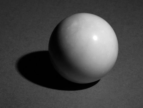 A classical art training has many advantages, among which is to learn to see and understand light as it falls on objects. By accurately portraying these values, form and depth are created. One of the ways this is taught is to analyze light on a ball. Begin by acquiring a good size white ball, place it on a flat surface, and position a bright spotlight to strike it from one … Value Drawing, Shadow Painting, Shadow Images, Shadow Drawing, Ball Drawing, Digital Painting Techniques, Light Study, Art Demo, Value In Art