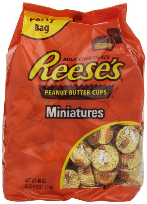 Reese's Peanut Butter Cup Miniatures, 40 Ounce Package: Amazon.com: Grocery & Gourmet Food/ Bobby's Fave Reeses Candy, Reese's Chocolate, Reese's Peanut Butter Cup, Road Trip Snacks, Chocolate Peanut Butter Cups, Christmas Lunch, Reeses Peanut Butter Cups, Chocolate Assortment, Peanut Butter Cup