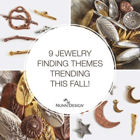 9 Jewelry Finding Themes Trending This Fall! - Nunn Design Fall Inspired Jewelry, 2023 Fall Jewelry Trends, Winter Jewelry Trends 2023, Fall 2023 Jewelry Trends, Fall Jewelry Trends 2023, Trending Earrings 2023, Trendy Earrings 2023, Vintage Jewelry Aesthetic, Jewelry Trends 2023