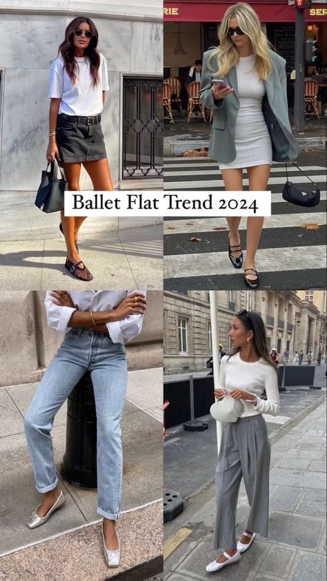 Ballet Flats 2024, Alaia Ballet Flats Outfit, Alaia Ballet Flats, How To Style Ballet Flats, Spring Shoes 2024, Alaia Flats, Ballet Flat Outfits, Red Ballet Flats Outfit, Ballet Flats Street Style